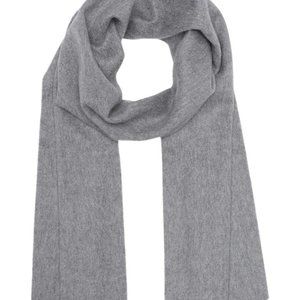 Phenix Gray Cashmere Fringe Scarf